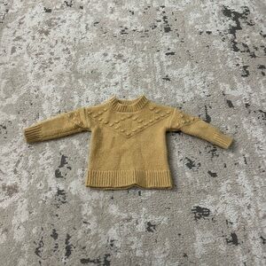Rylee + Cru Yellow Knit Sweater Size 3-6 Months